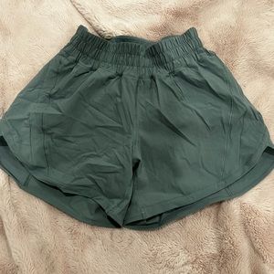 Lululemon track that high rise lined short 5”